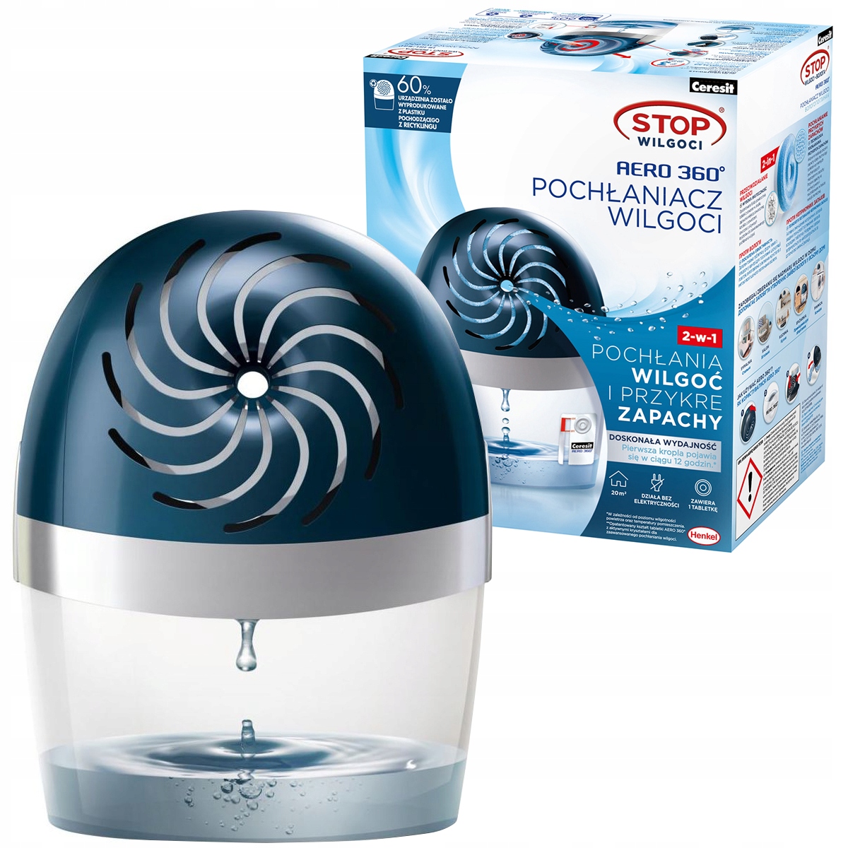 

Ceresit Pochłaniacz Stop Wilgoci Aero 360 Tabletki