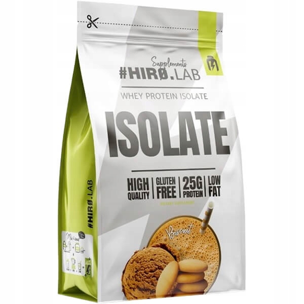 Hiro.lab Whey Protein Isolate izolát bílkovin Wpi 700 g biscuit