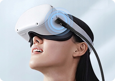 KABEL 5m do Meta Oculus Link QUEST 3 + GRATISY Waga produktu z opakowaniem jednostkowym 0.1 kg