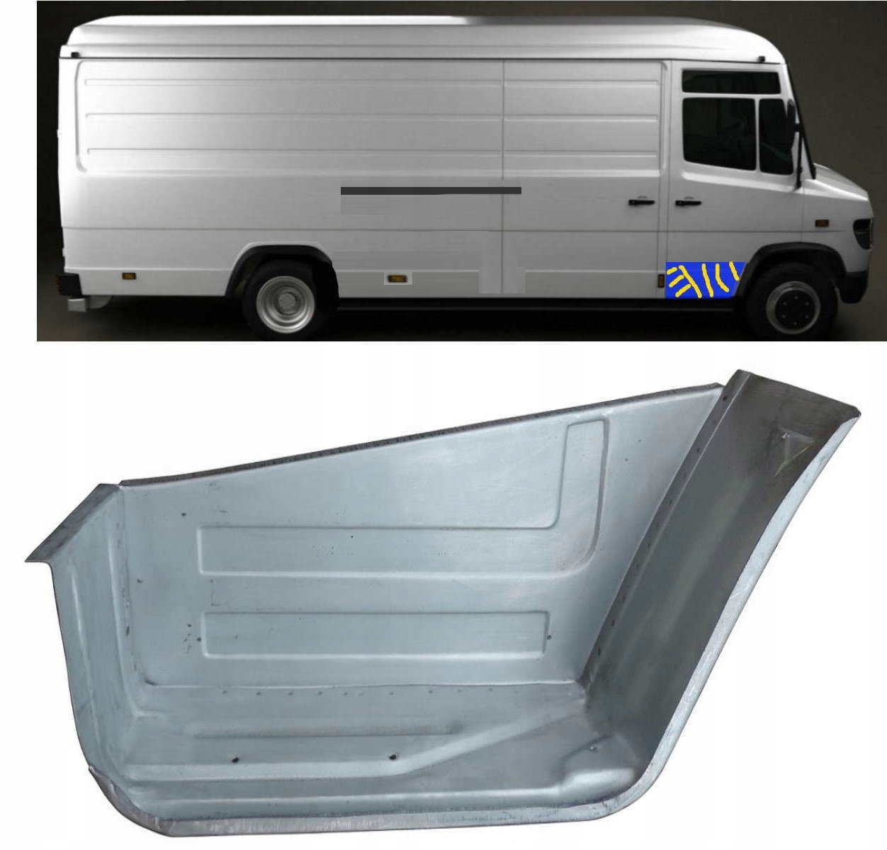 STOPIEN PRAWY PRZOD MERCEDES VARIO W670 95 13