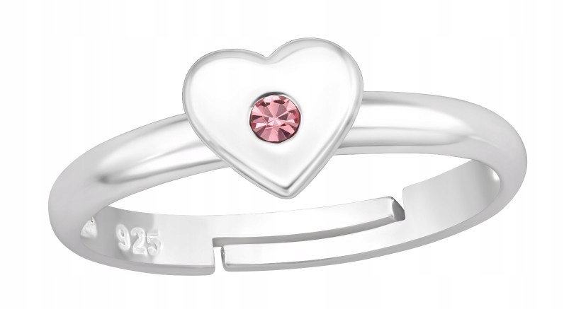 PIERŚCIONEK dla DZIEWCZYNKI srebro 925 prezent