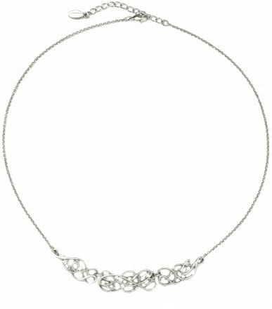

Naszyjnik Poplątany Z Kryształami Swarovski.