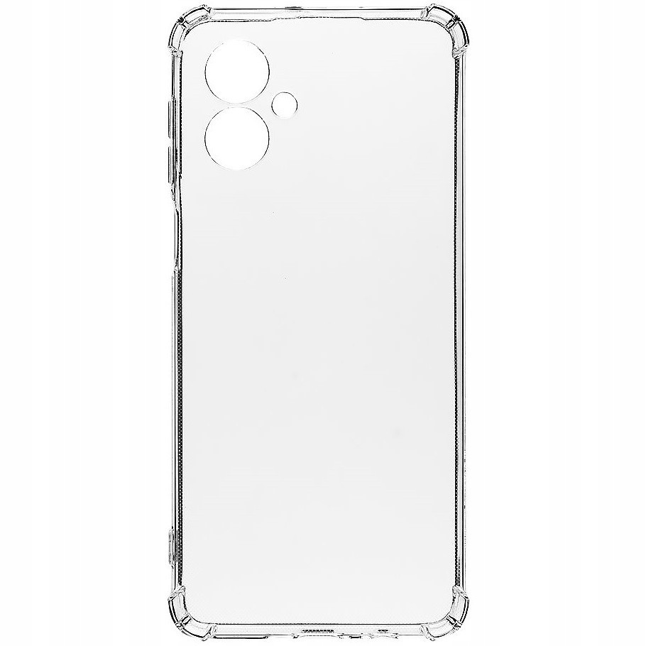Motorola Moto G55, Etui silikonowe, narożniki z poduszkami powietrznymi, Tactical TPU Plyo, przezroczyste