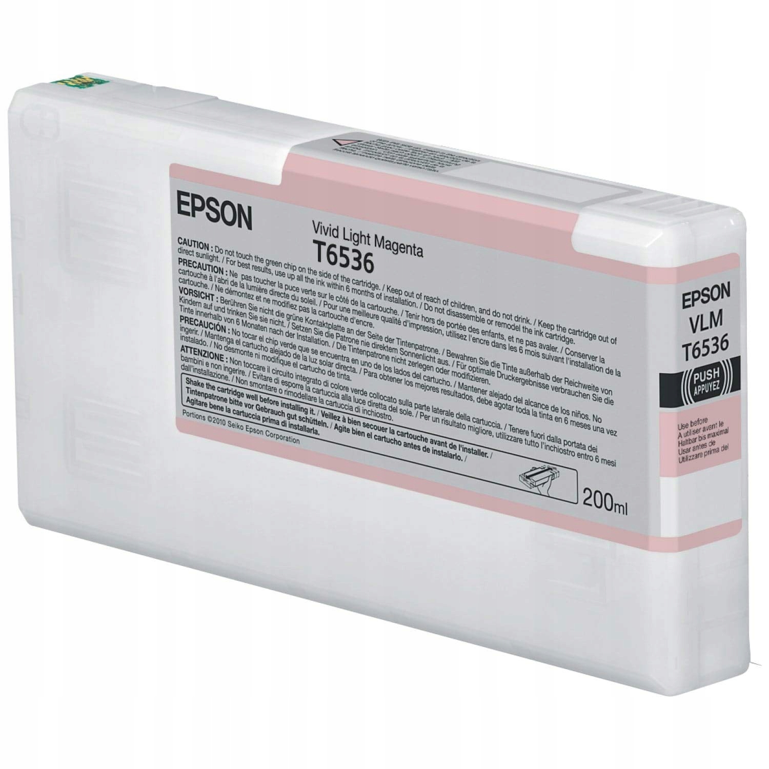 Atrament Epson C13T653600 červený (purpurový)