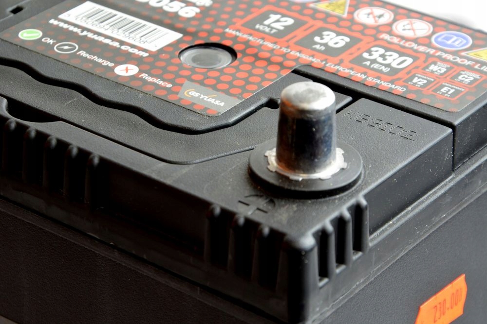 Yuasa YBX 3056 36Ah 330A ATOS i10 Model YBX3056