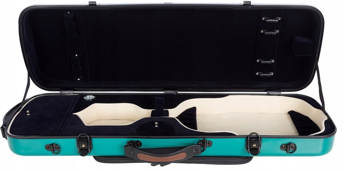 Houslové pouzdro na housle 4/4 Oblong M-case Mořská zelená tmavě modrá