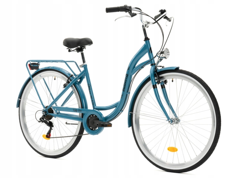 Rower miejski Indiana Moena S7B 28 cali damski Niebieski