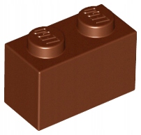 

Lego 3004 Klocek 1x2 brązowy Nowy (1g)