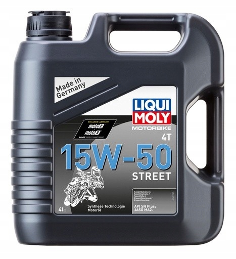 Olej silnikowy Liqui Moly Motorbike 4T 15W-50 Street 4L