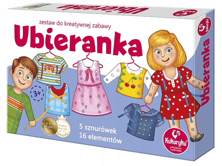 

Zestaw Kreatywny Przeplatanka Ubieranka Kukuryku