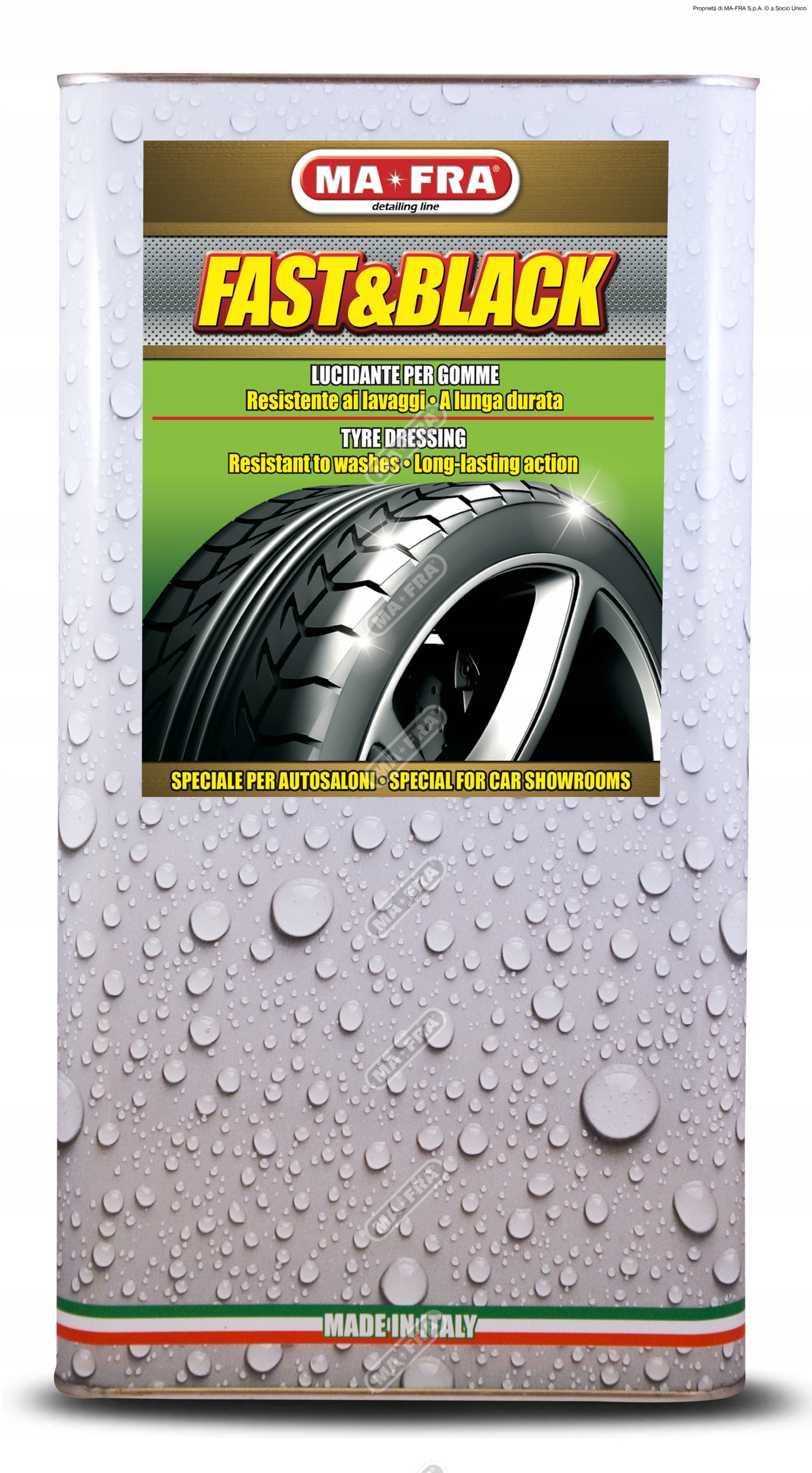 FAST BLACK 4500ml czernidlo do opon