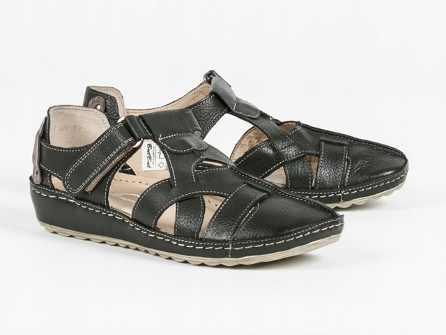 But-bal 541 dámské sandálky Polské černé 38