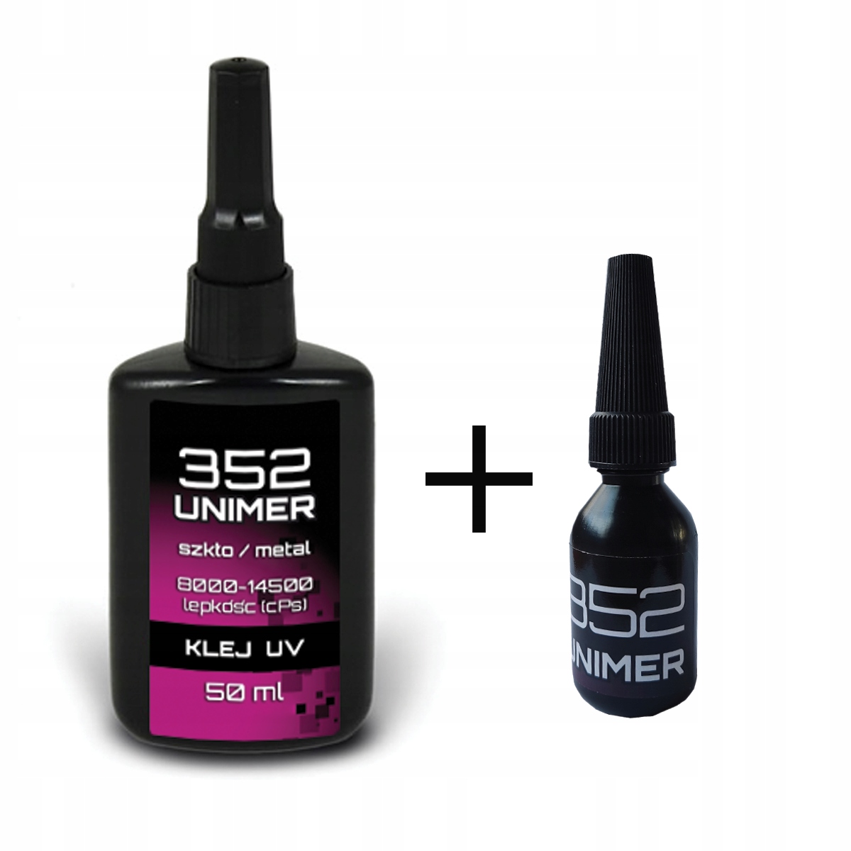 Klej Uv do Szkła i metalu Unimer 352 50ml Bardzo Gęsty 10 ml