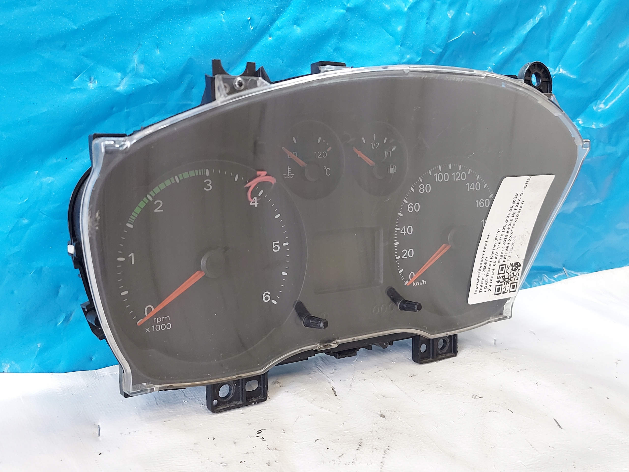 dials clock FORD TRANSIT 2.4 D 6C1T10849