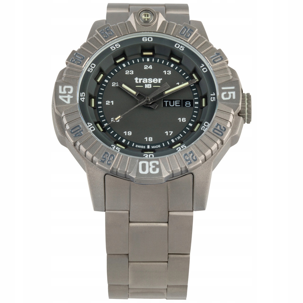 Pánské Hodinky Traser TS-110666 šedé s náramkem