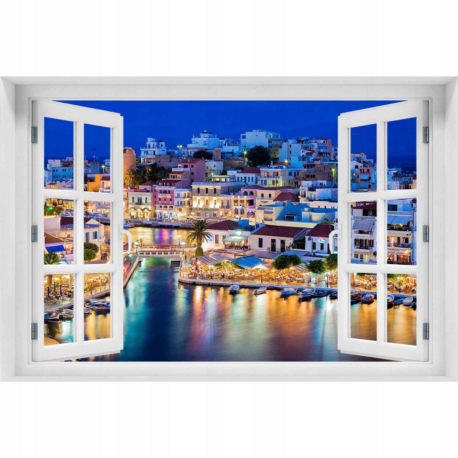 

Naklejka na ścianę 3D Okno Kreta Grecja 90x60