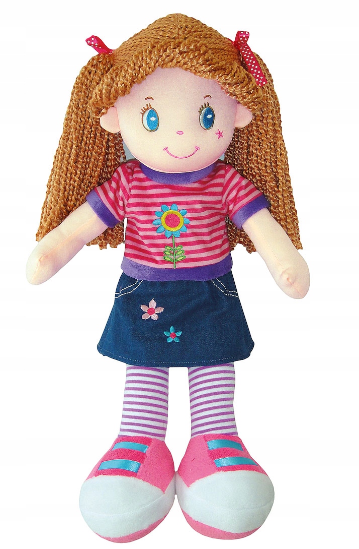 LALKA SZMACIANA PRZYTULANKA MASKOTKA 35CM ŚPIEWA Seria szmacianka