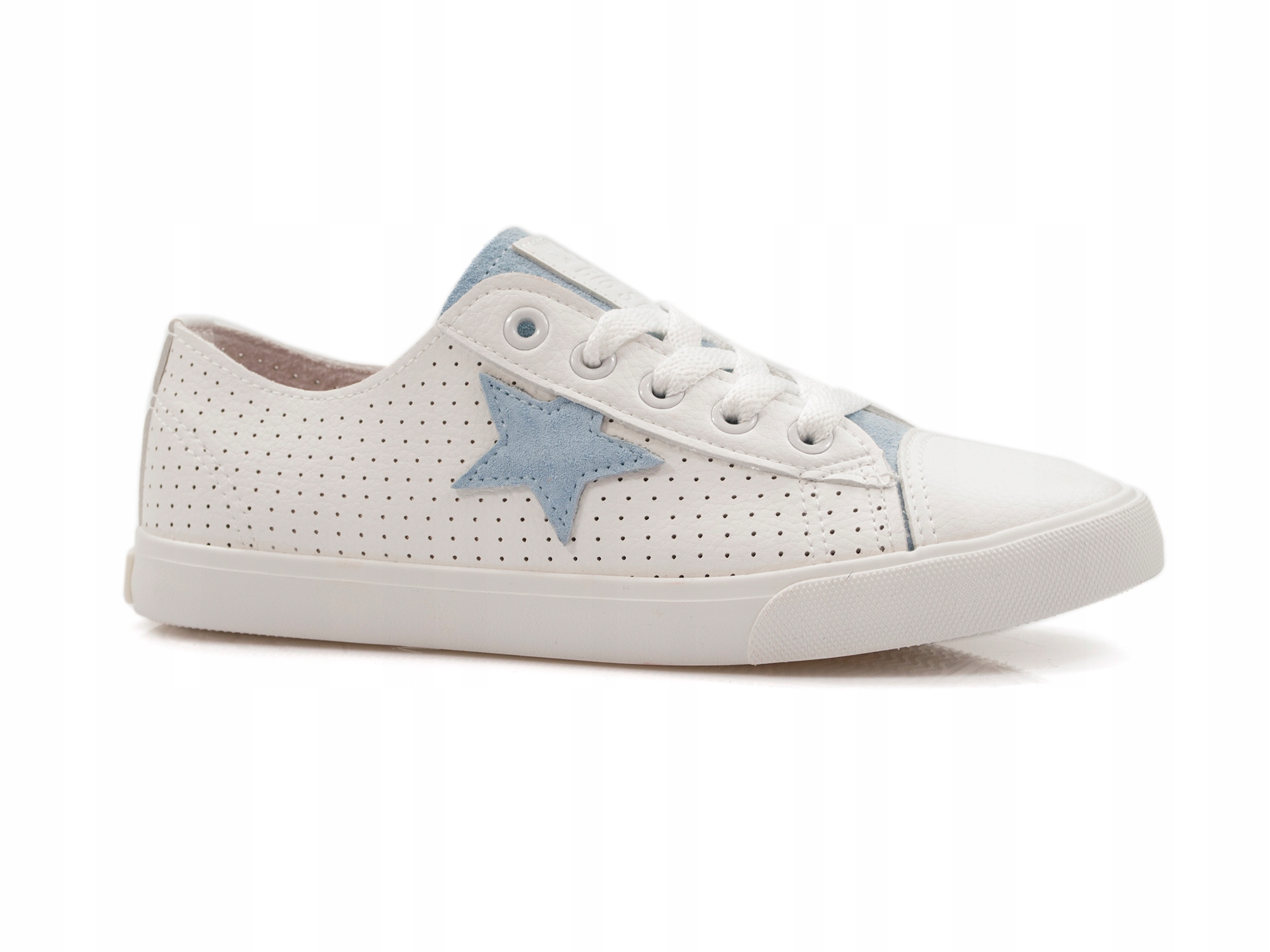 

Białe sneakersy Big Star półbuty ekoskóra Trampki