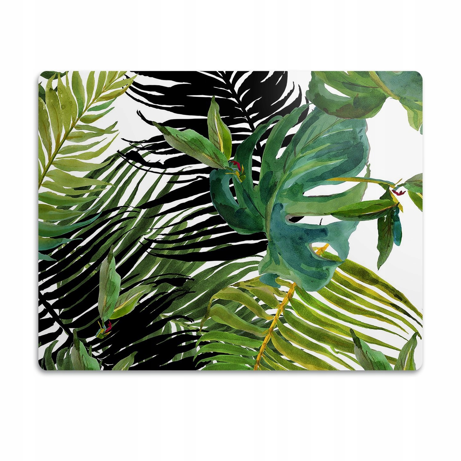 Levně Pod misku podložka pro psa Tropické listy 90x60 cm