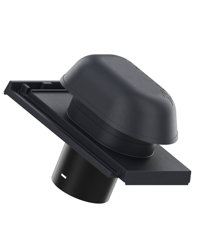 Odvětrání San 125 Domino Černá Matná Angoba