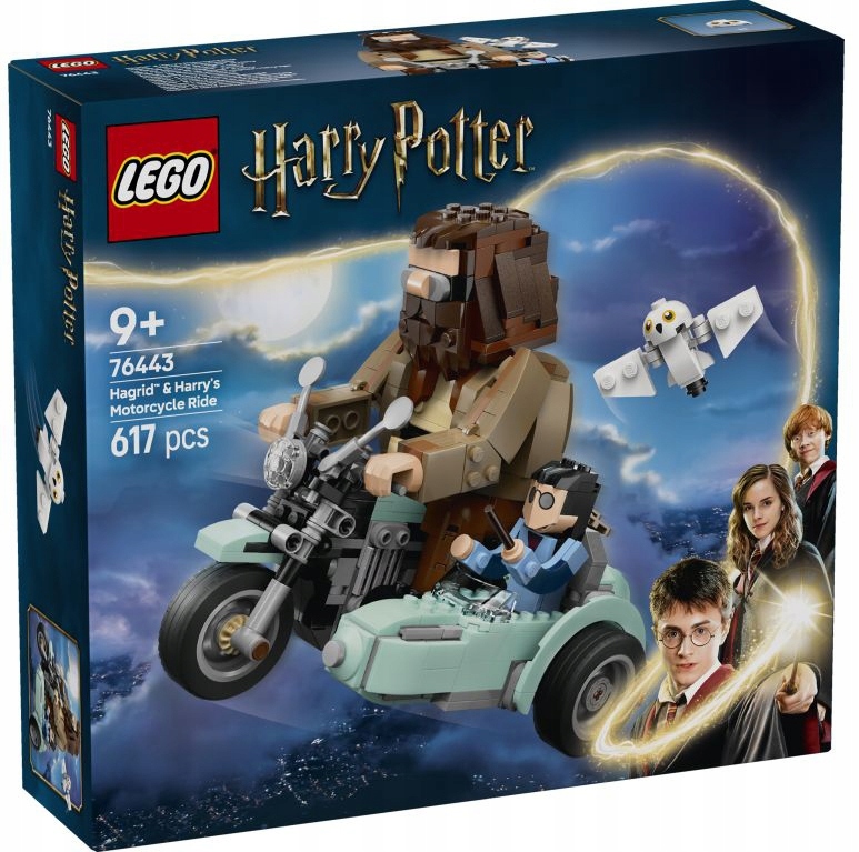 76443 Lego Harry Potter Motocyklová jízda Hagrida a Harryho