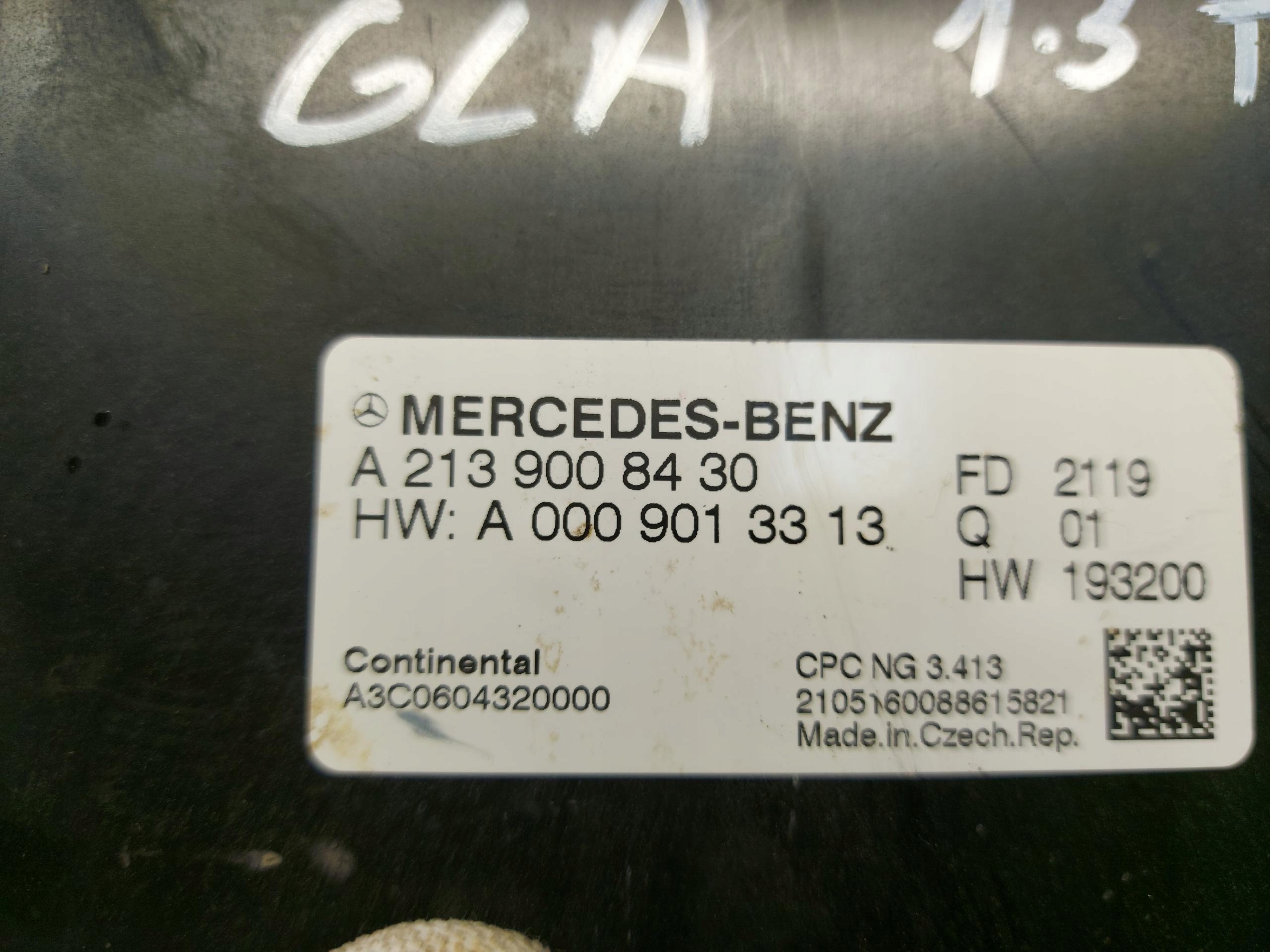 Mercedes GLA II H247 module control unit gearboxes