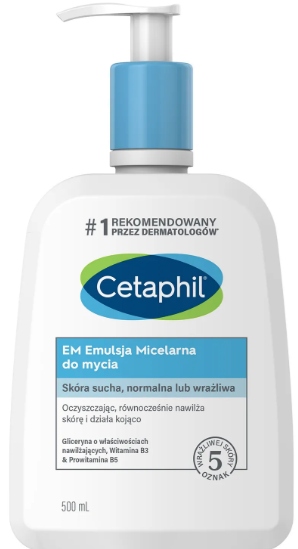 Cetaphil Em Emulsja do mycia skóra sucha normalna i wrażliwa 500 ml