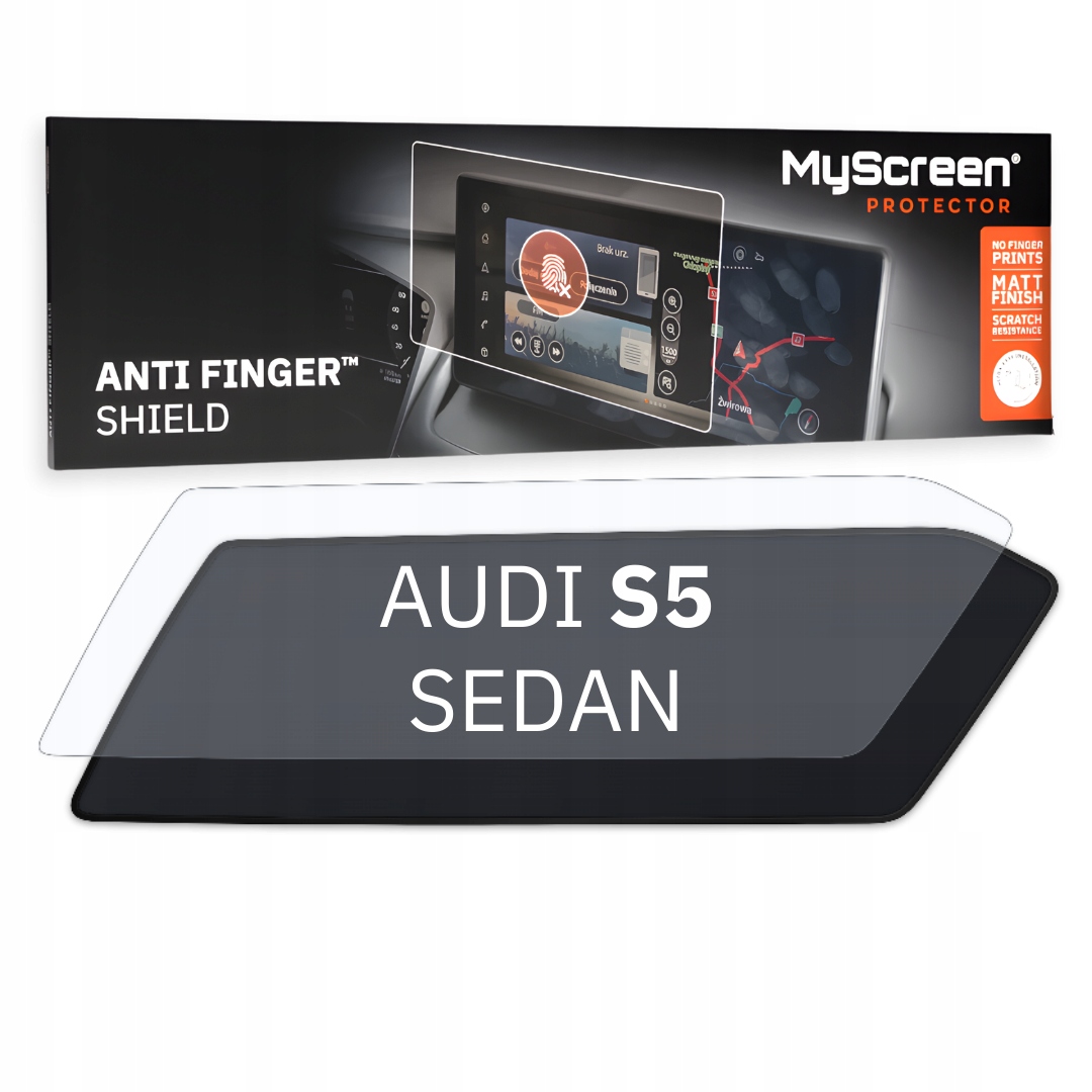 Ochranná Fólie pro Audi S5 Sedan 2024/ Přední Střední Ovládací Panel MyScreen