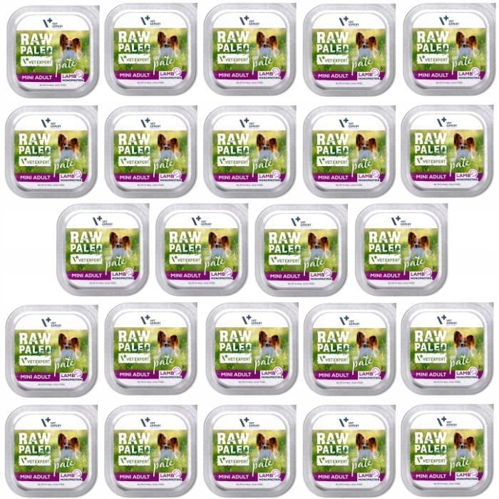 Raw Paleo Pate Mini Adult Lamb Pasztet dla psów Jagnięcina 24 x 150g