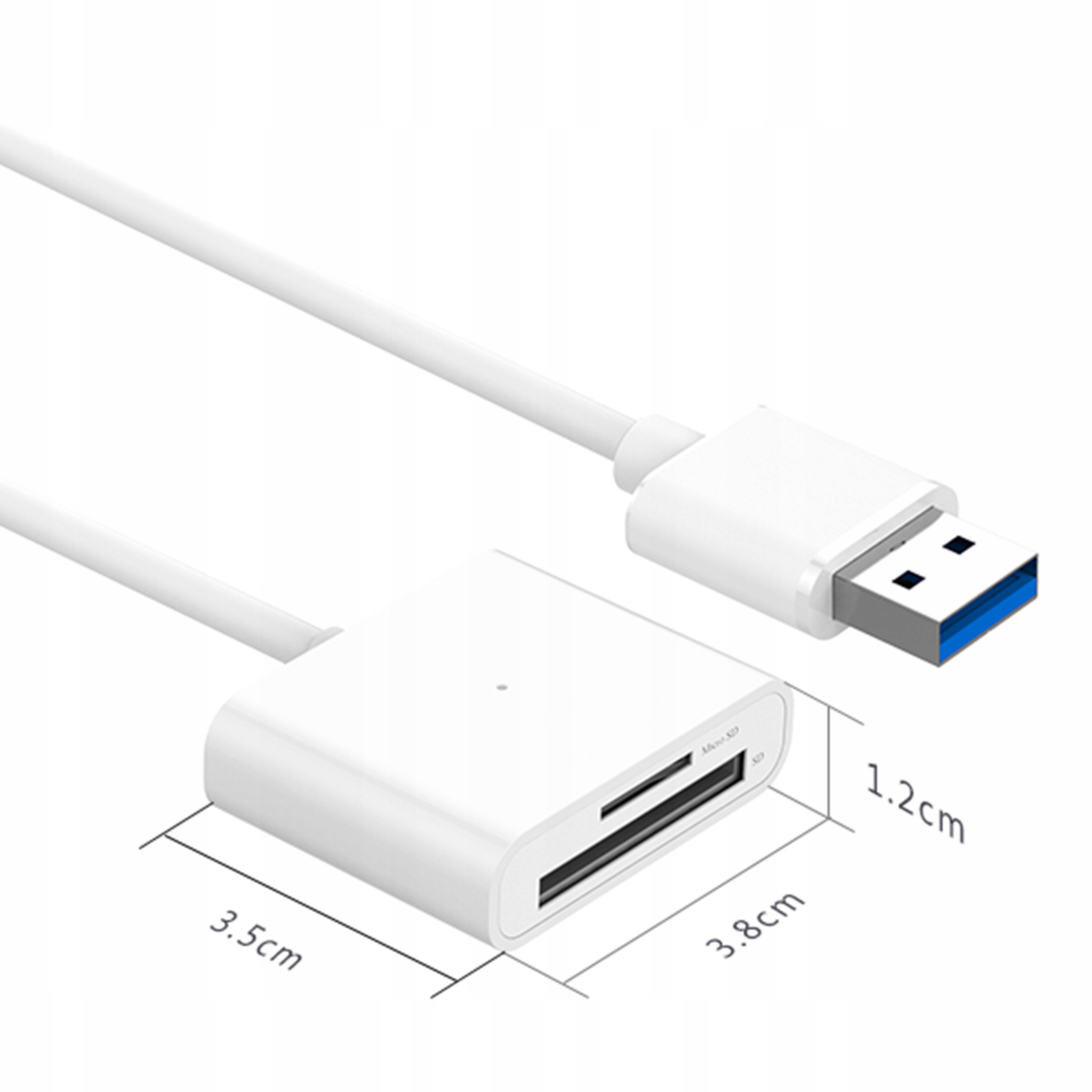 Unitek Y-9321 USB 3.0 czytnik kart SD/microSD Obsługiwane karty pamięci Micro Secure Digital (micro SD) Secure Digital (SD)
