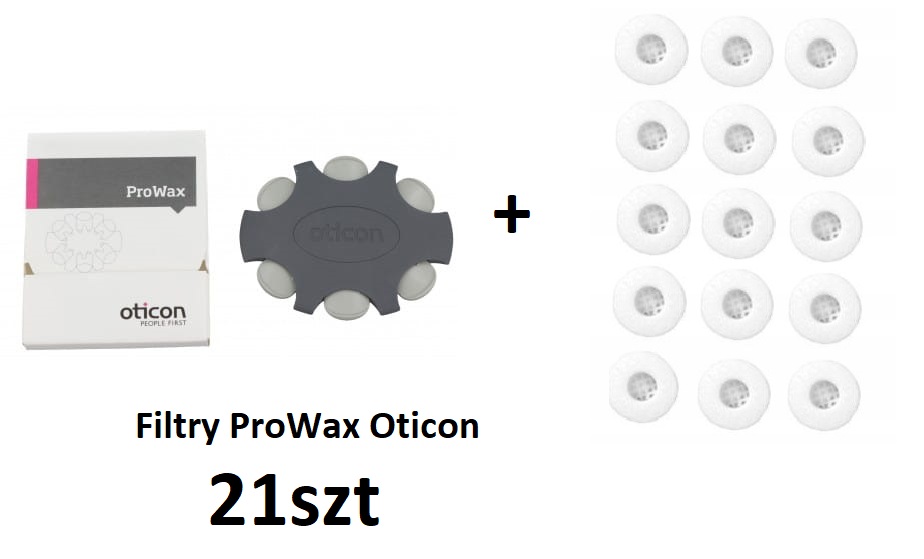

Filtry Oticon ProWax 21szt