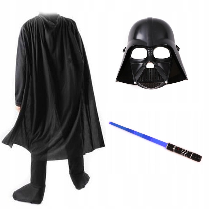 DARTH VADER: PELERYNA + MASKA + MIECZ ŚWIETLNY IDEALNY ZESTAW DLA FANA