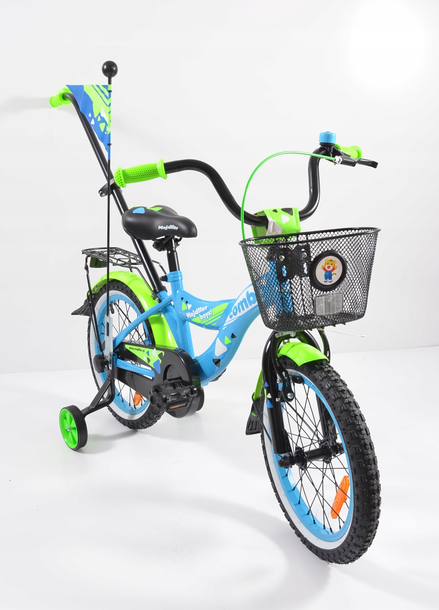 Rower Majdller Combo 16" niebiesko - zielony Model Combo