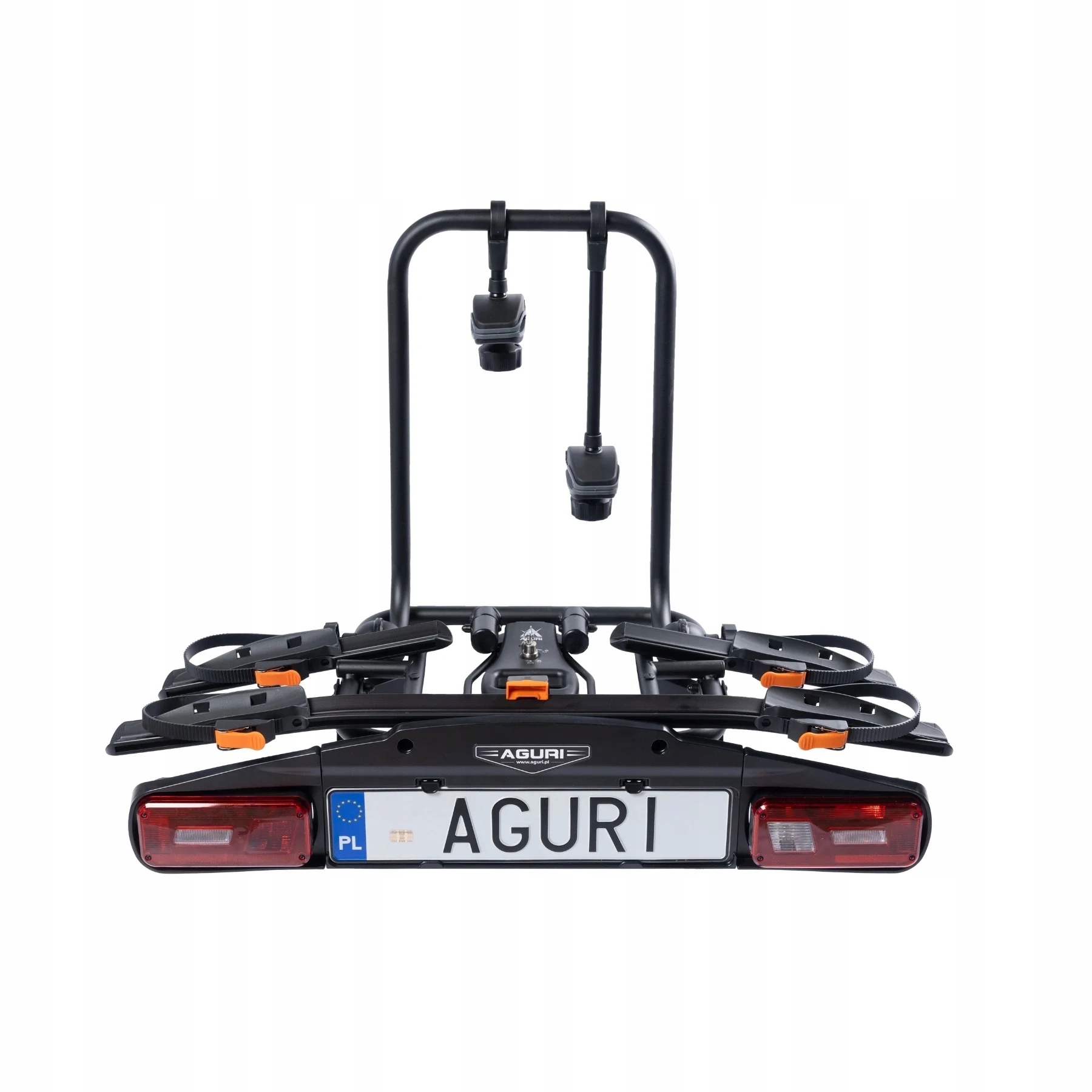 Nosič na bicykel s hákom Aguri Active Bike Pro 2 čierny