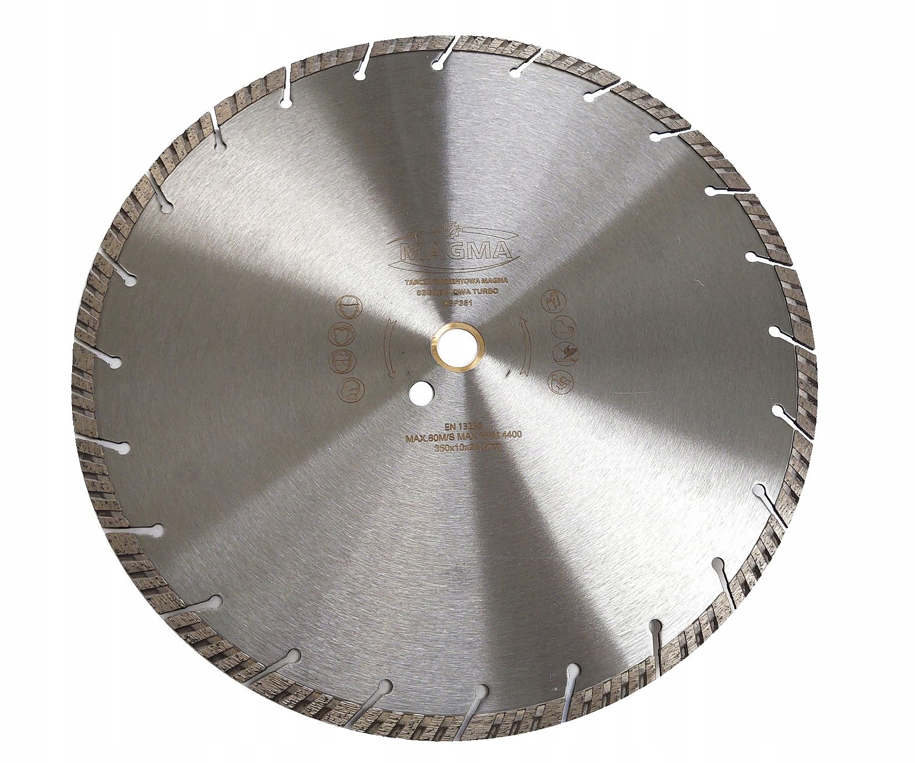 

Tarcza diamentowa turbo betonu 350x25,4 mm MSP351