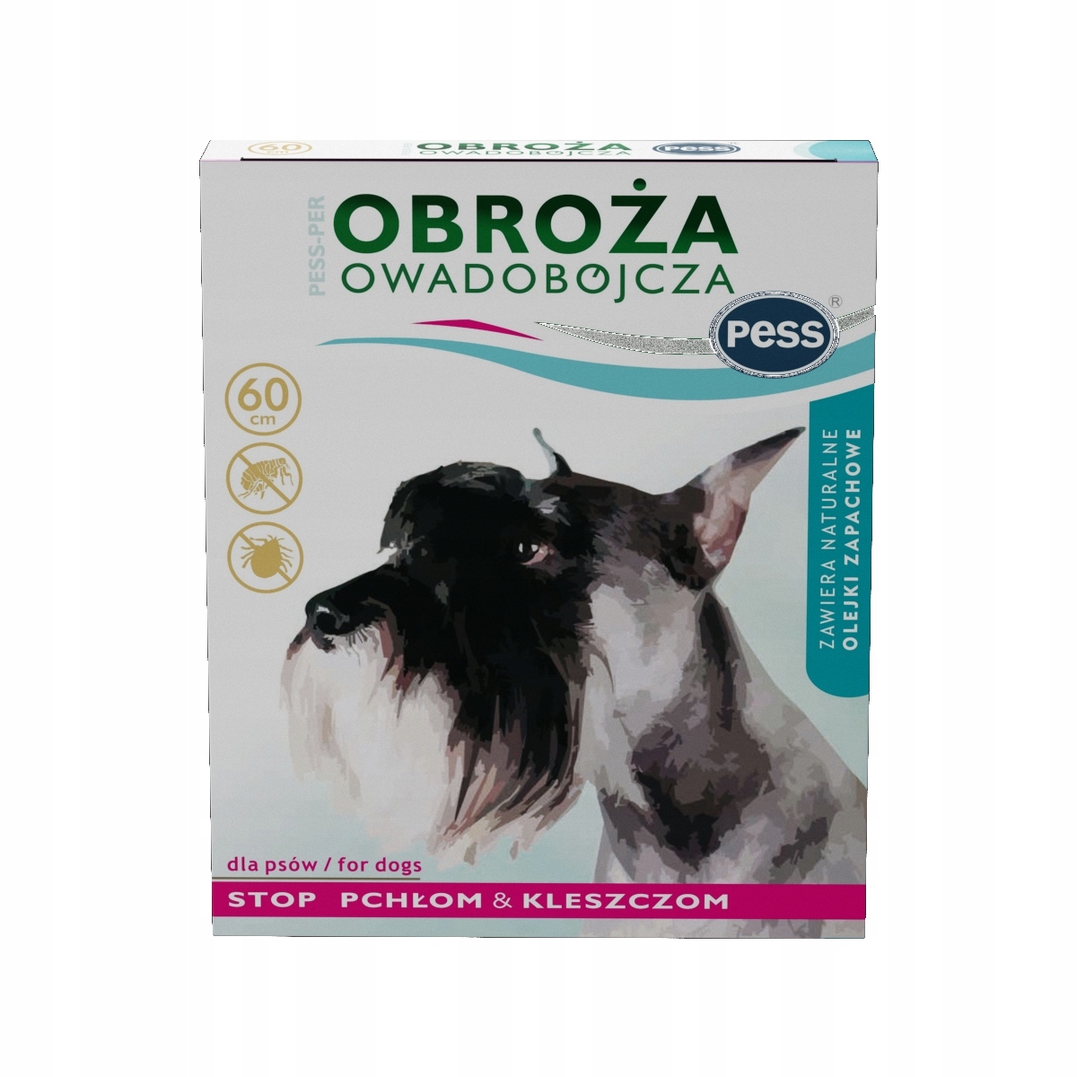 

Pess Obroża Psa Na Pchły Kleszcze Owadobójcza 60cm