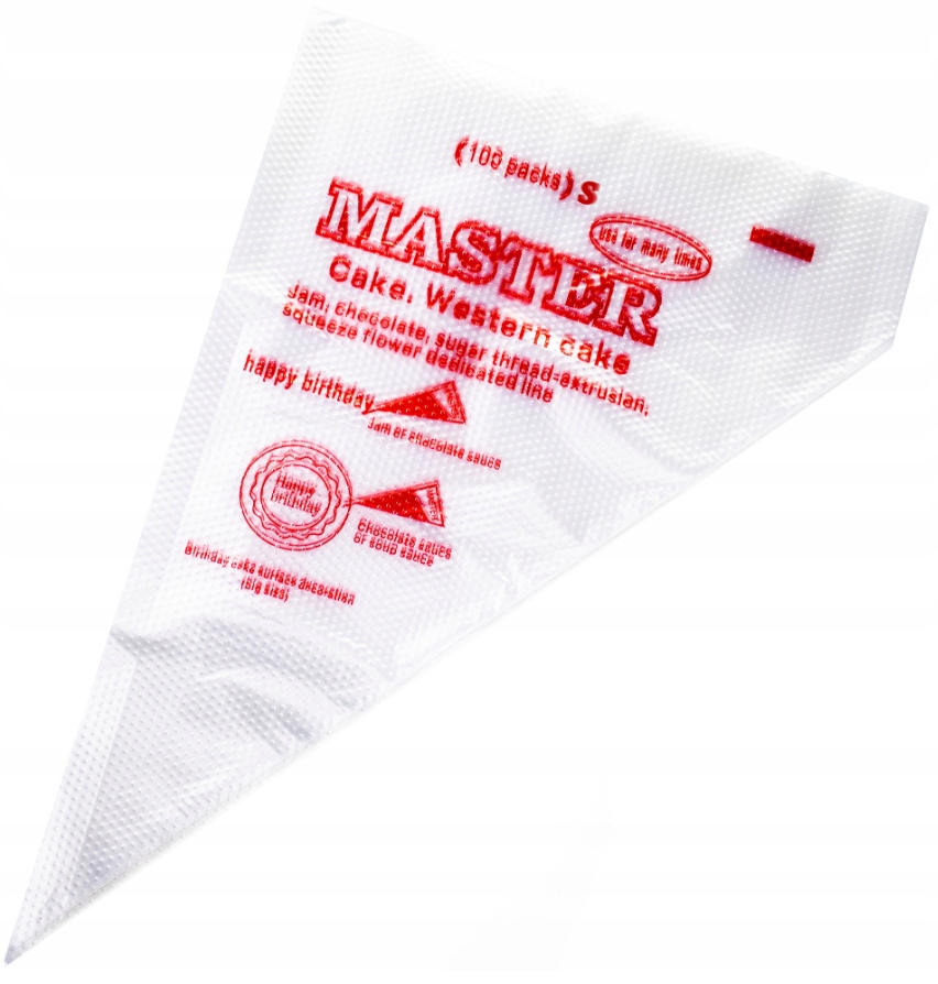 Rękaw Cukierniczy do Dekoracji Tortu Dekorator WORKI Rozmiar S 100szt Marka Akcesoria