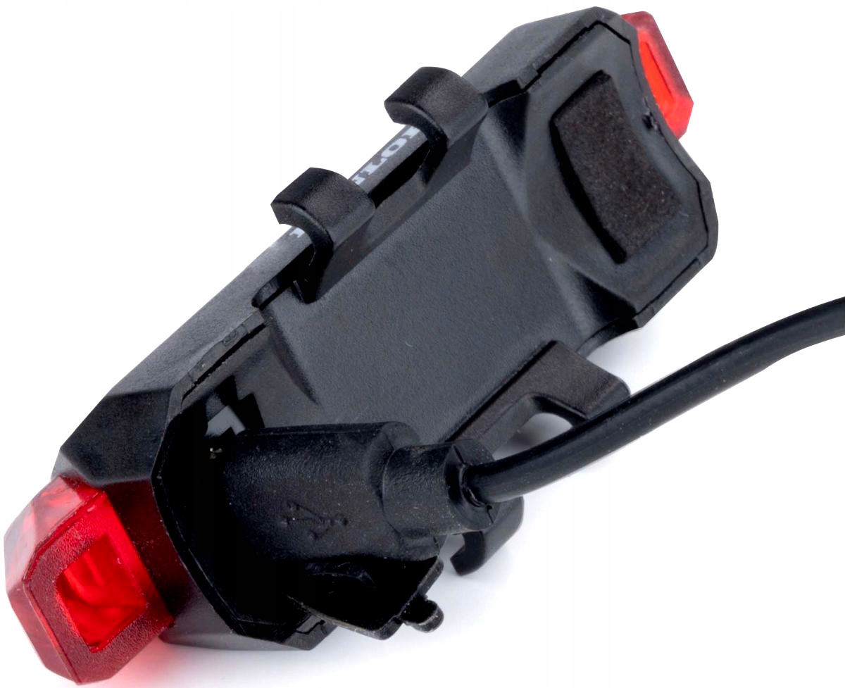 Lampki Rowerowe oświetlenie do roweru Woom Cyclope Kolor dominujący czarny