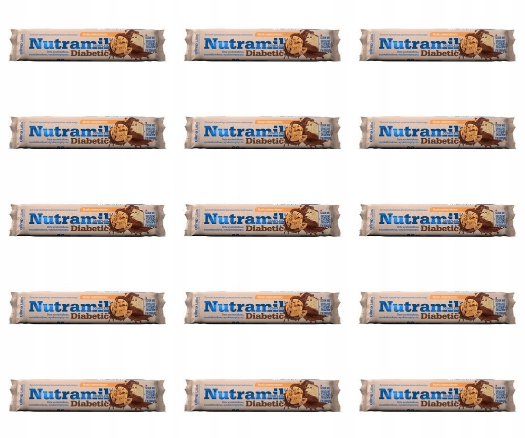 Levně 15 x 60 g Olimp Labs Nutramil komplex Diabetic cookie Karton