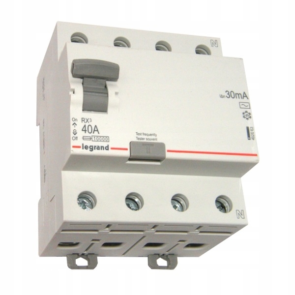 Diferenciální spínač RX3 40A 30mA Ac 4P Legrand