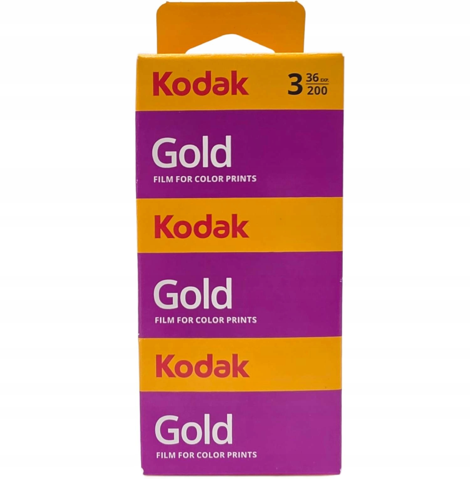 Kodak Gold 200 – Sada 3 fotografických klišé 135 mm 3x36 fotografií 108 fotografií