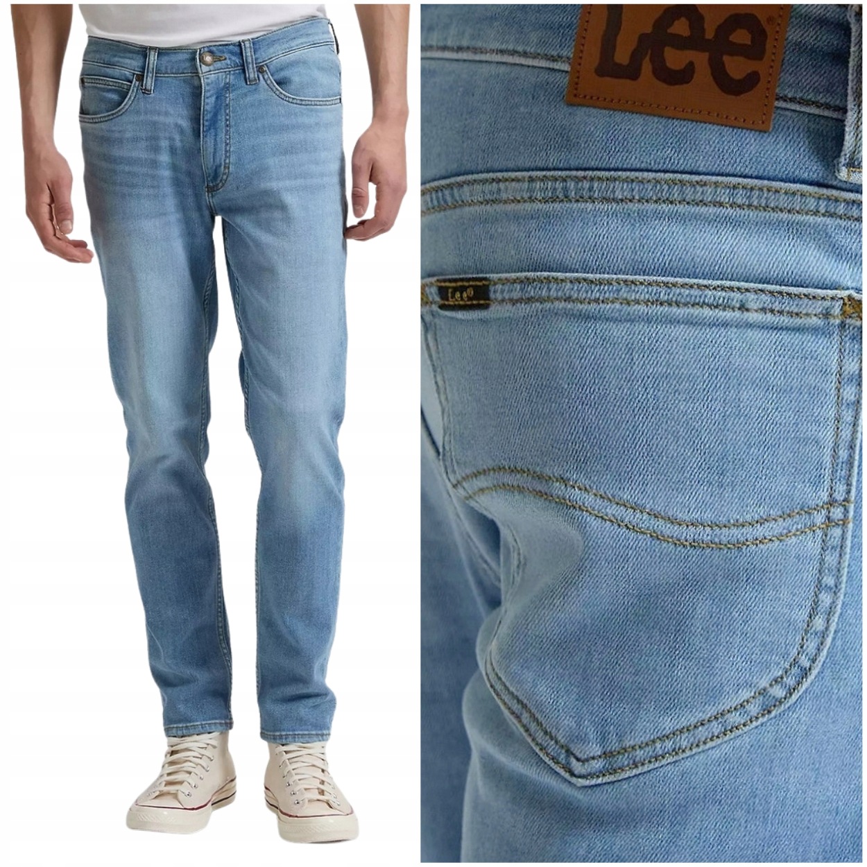Lee Rider slim Firestone lehce padnoucí letní džínové kalhoty W36 L32
