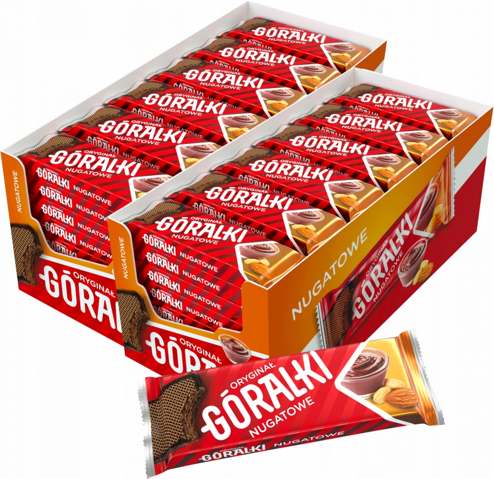 Wafelek Góralki nugatowy 45g x72