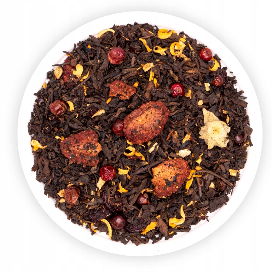 Čaj Pu Erh Malakka Jahoda Višeň Zázvor Venus Teaverso 500 G