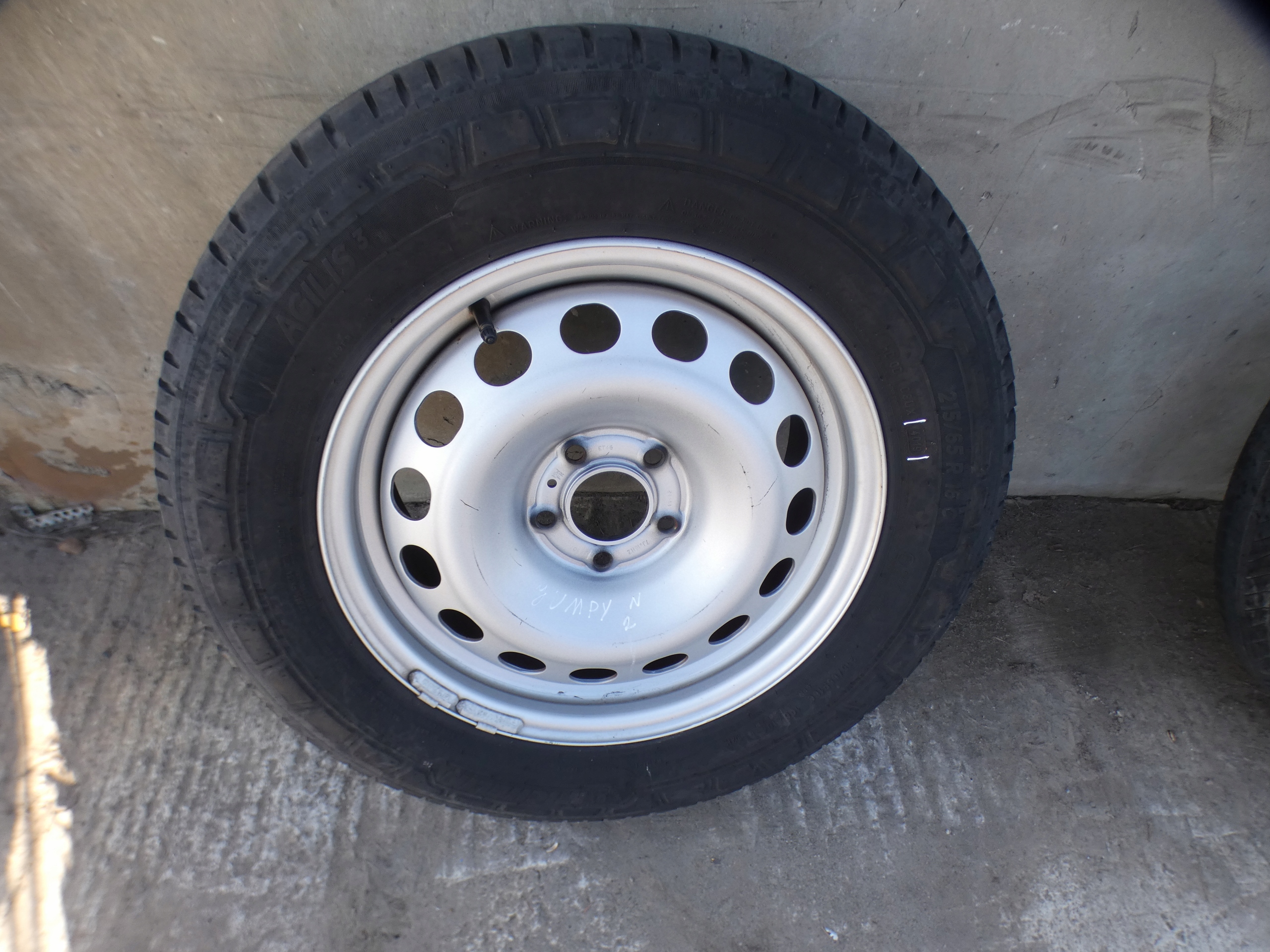 CITROEN JUMPY III EXPERT PROACE discs metal 16" wheels 215/65/R16C