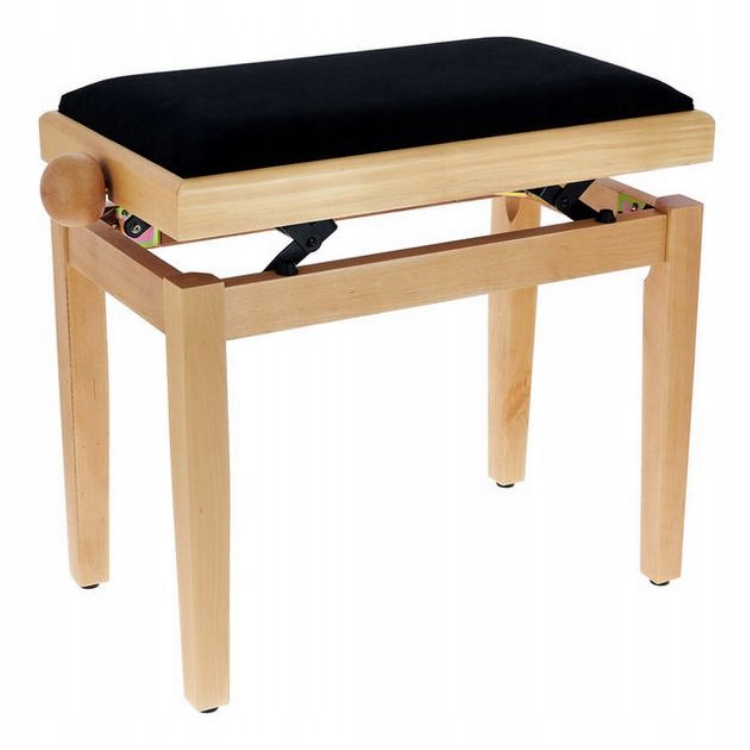 Nastaviteľná lavica stolička na klavír drevo Thomann KB-15NM matná Aktuálne