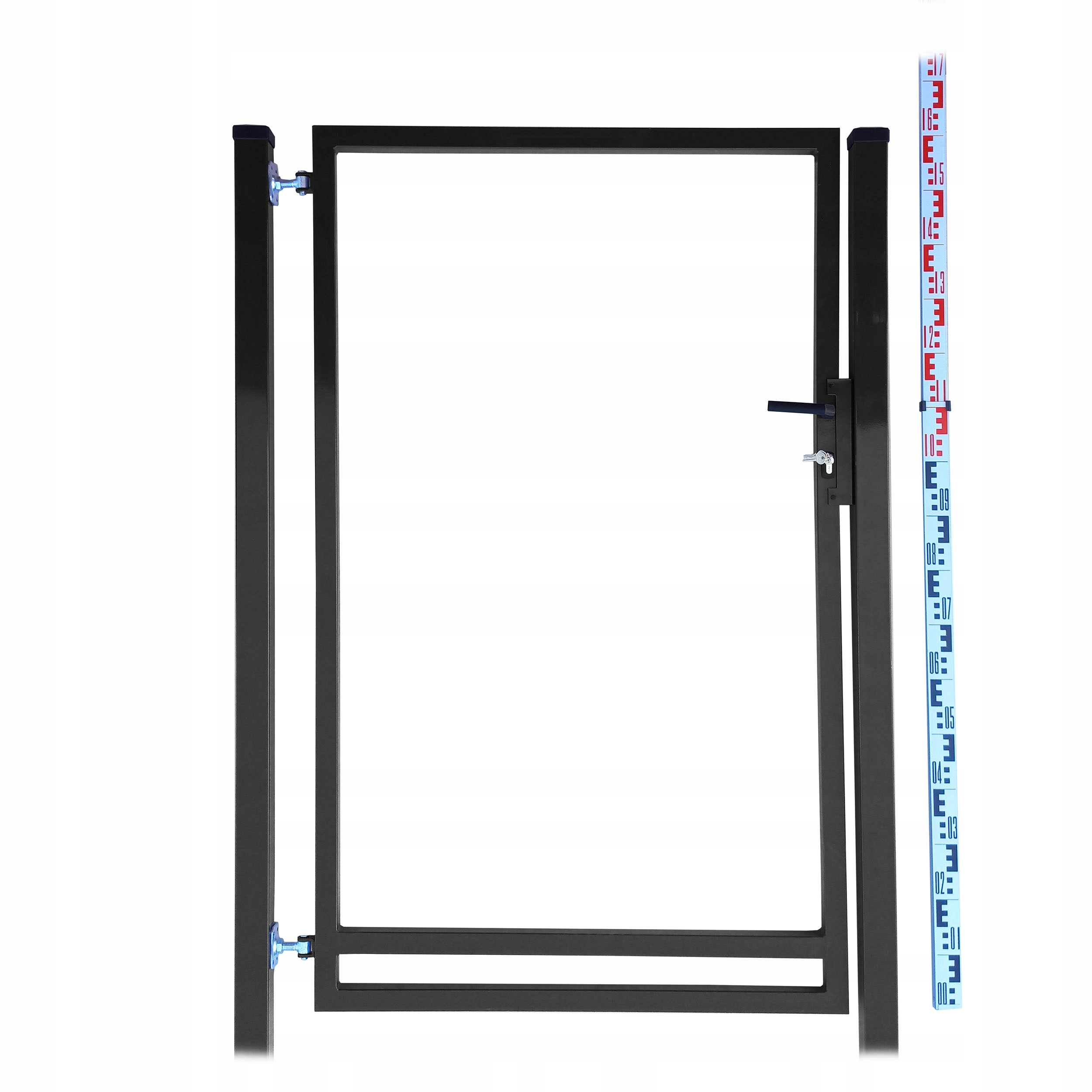 Bránka Rámeček pro štafle a panely 160 cm Černá Ral 9005 Sloupky štaflí