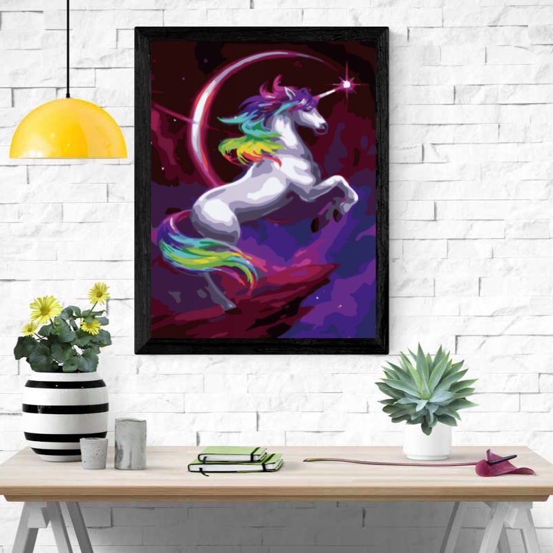 Malování podle čísel Noční jednorožec 40x50cm