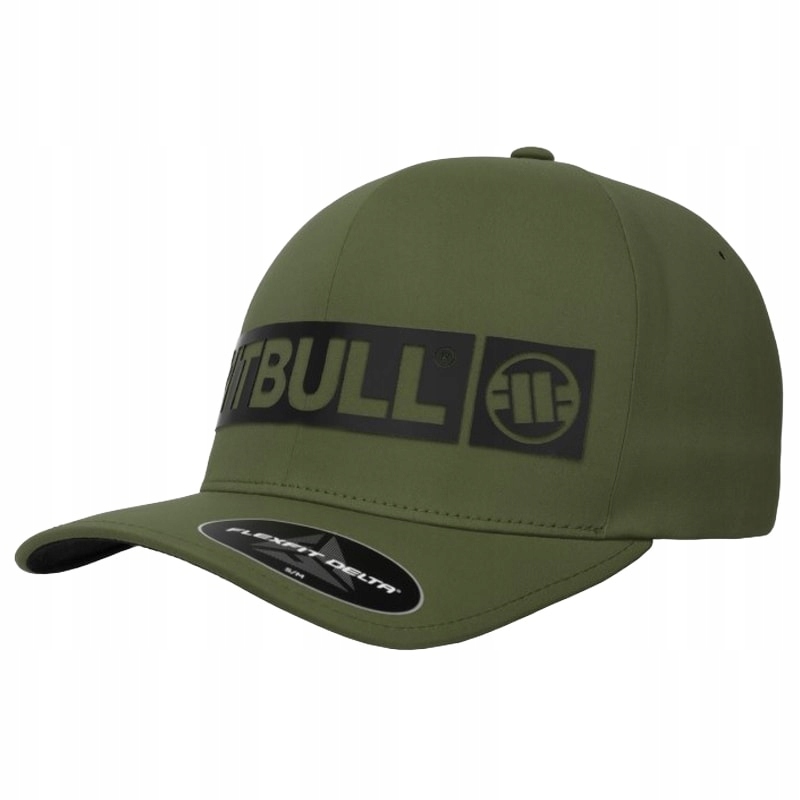 Kšiltovka baseballová Pitbull Full Cap Stretch Hilltop Olive S/m