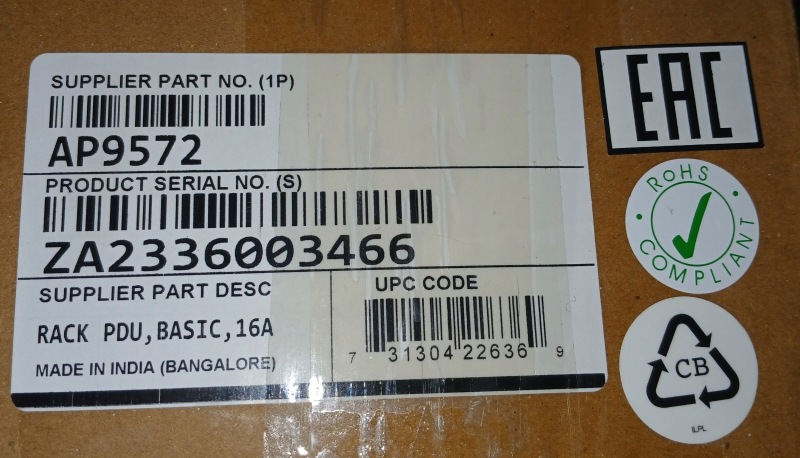 Apc back Pcu lišta 15 zásuviek C13 3680 Va kábel